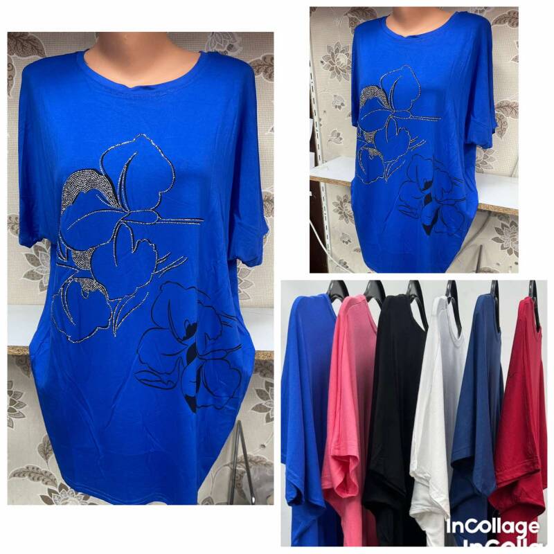 Bluzki damskie Roz L-3XL, Mix Kolor Paczka 12 szt